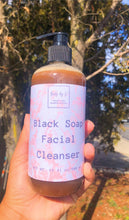 Load image into Gallery viewer, Black Soap Facial Cleanser